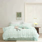 💖Hot sale 50% korting💖4-delige set van icy seersucker dekbed met kant voor de zomer❄️🛏️