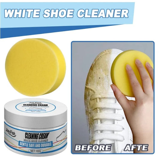 🔥Witte Schoenpoetscrème – Stralende Schoenen, Snel & Eenvoudig!⚡