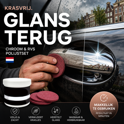 🔧 50% KORTING – All-in-One Metaalreiniger & Polijstset | Voor Roest, Aanslag & Doffe Metalen | Snel en Eenvoudig in Gebruik