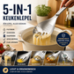 🔄🍲 KOOP 2, KRIJG 1 GRATIS! Multifunctionele Keukenlepel – Lepelen, Zeven, Scheiden, Malen & Openen | 5 Functies in 1 Handig Keukenhulpmiddel 🧂