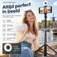 📱 180 cm Smart Selfiestick met Automatische Gezichtsherkenning – Film en Maak Foto's met Meer Vrijheid