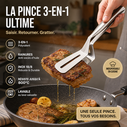 🍳 3-in-1 RVS Keukentang – Multifunctioneel voor Bakken, Barbecue & Serveren | Stevig, Duurzaam & Praktisch 🔥