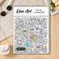 🎨 KOOP 2, KRIJG 1 GRATIS – Creatief Activiteitenboek voor Kinderen – 32 Losse Tekenpagina’s – Voor Schetsen, Overtrekken & Kleuren
