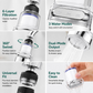 🚰 50% KORTING! ✨ 360° Draaibaar Kraanfilter met 3 Standen – Spatvrij Water & Handige Waterfilter voor Keuken en Badkamer
