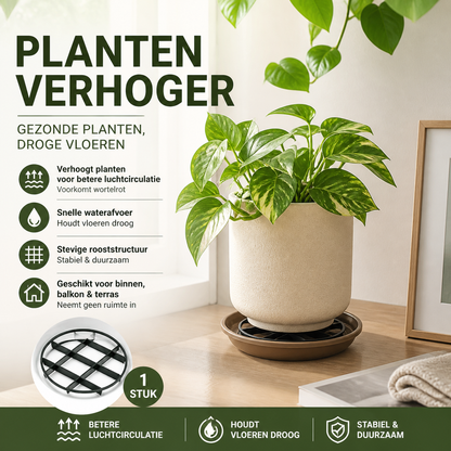 🪴 2+1 GRATIS! Verhogers voor Bloempotten – Voor Betere Waterafvoer & Minder Stilstaand Water | Geschikt voor Binnen & Buiten