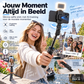 📱 180 cm Smart Selfiestick met Automatische Gezichtsherkenning – Film en Maak Foto's met Meer Vrijheid