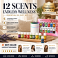 🔥 50% KORTING! Set van 12 Wateroplosbare Essentiële Oliën – Frisse Geuren voor Thuis | Voor Diffuser, Luchtbevochtiger & Dagelijks Gebruik 🌺