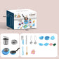 🔥 50% KORTING! 🎁 Real Cooking Mini Kitchen Toys – Complete Set van 22 Stuks met Fornuis & Keukengerei voor Kinderen | Perfect als Cadeau 🍳👨‍🍳