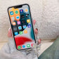 🌼Telefoonhoesje voor iPhone met Olieverf Bloem en Vlinder
