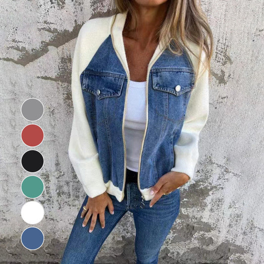 Nieuwe producten zijn op de markt! ! ! 49% korting op nieuwe producten te koop in de herfst nieuwe mode Creative Denim Cut Women