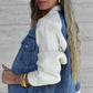 Nieuwe producten zijn op de markt! ! ! 49% korting op nieuwe producten te koop in de herfst nieuwe mode Creative Denim Cut Women