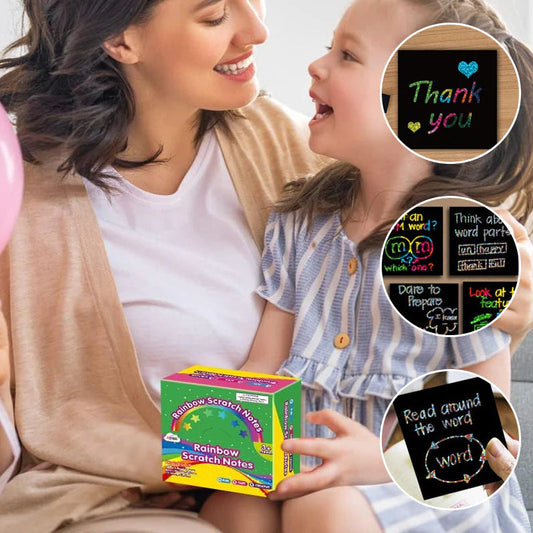 🔥 BLACK FRIDAY 50% KORTING! DIY Creatieve Regenboog-Kraspapierkunstset – Kleurrijk, Leuk & Eindeloos Creatief 🌈🖌️