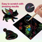 🔥 BLACK FRIDAY 50% KORTING! DIY Creatieve Regenboog-Kraspapierkunstset – Kleurrijk, Leuk & Eindeloos Creatief 🌈🖌️