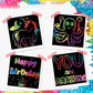 🔥 BLACK FRIDAY 50% KORTING! DIY Creatieve Regenboog-Kraspapierkunstset – Kleurrijk, Leuk & Eindeloos Creatief 🌈🖌️