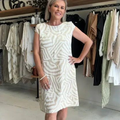 🌟Hot sale-49% korting💃2025 Nieuwe Boho Vintage Casual Bedrukte Jurk