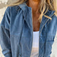💝Hot sale 50% korting💝Casual damesjack met revers in capuchon🧥