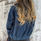 💝Hot sale 50% korting💝Casual damesjack met revers in capuchon🧥