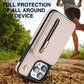 PU lederen RFID-blokkering Zipper Portemonnee telefoonhoesje voor iPhone