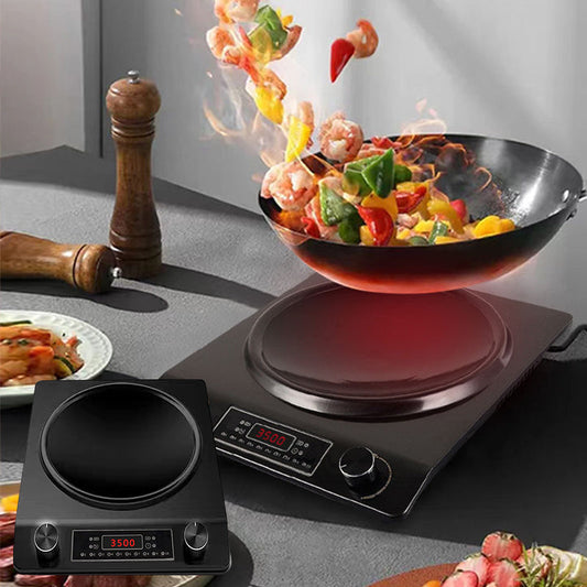 🔥Uitverkoop 50% korting🔥3500W concave inductiekookplaat met 10 temperatuurstanden⚡🌡️