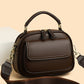 Elegante dubbele laag brede riem Crossbody handtas