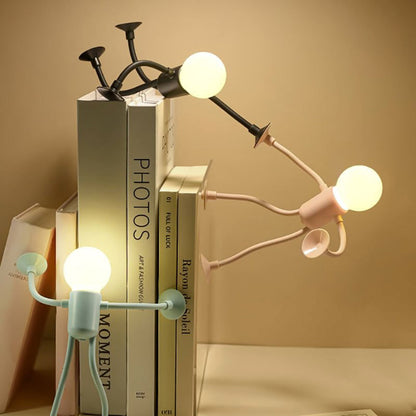 💥 Uitverkoop 50% KORTING! 🌟 Veranderlijke Vorm Grappige Sportsman Nachtlamp – Speels & Gezellig Licht voor Kinderkamer | Perfect Cadeau 🎁