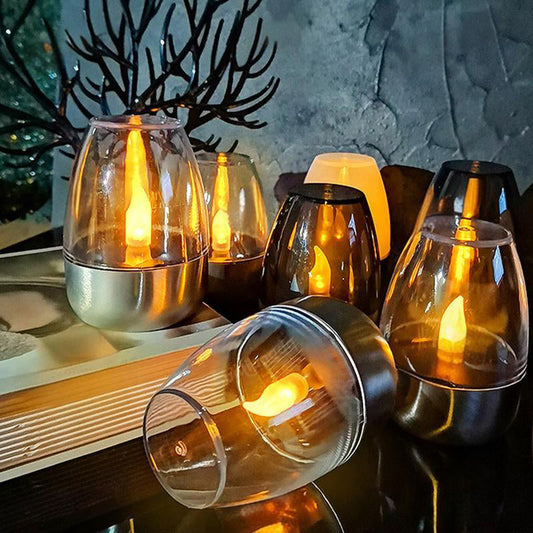 ✨TOT 78% KORTING🌙 6-Pack Solar LED Theelichtjes – Automatisch AAN bij Schemering | Waterdicht IP65, Warme Flikkerende Kaarsgloed voor Tuin & Balkon