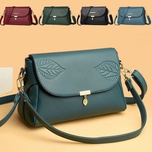 🔥 Nieuwe multi-layer leren crossbody tas – Stijlvol, casual en praktisch voor dagelijks gebruik 💕
