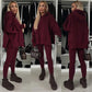 ✨Uitverkoop 50% Korting✨Women's Oversized Hoodie and Leggings Set👚
