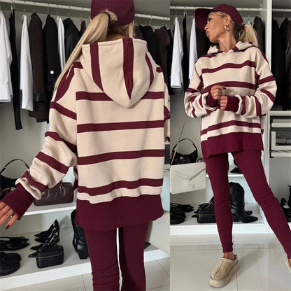 ✨Uitverkoop 50% Korting✨Women's Oversized Hoodie and Leggings Set👚