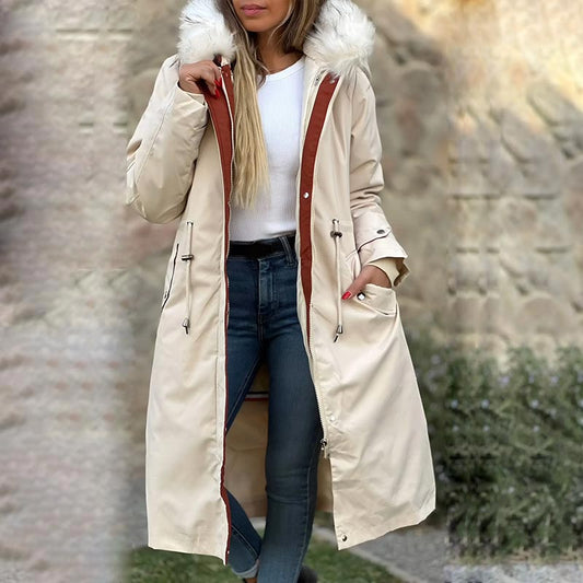 🔥 Luxe Vrouwen Winter Parka Jas – Capuchon met Bontkraag | Nieuw & 50% Off Early Bird – Nog 3 Dagen!