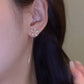Shiny Diamond Flower Earring Tassel
