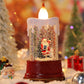 🎅Uitverkoop 50% korting💥Kaars stijl kerst Snow Globe licht