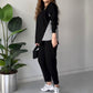 Dames Color-Block 2-delige loungeset