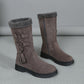 🔥 Laatste Kans! Winteruitverkoop – Warme Dameslaarzen met Zijrits | Comfortabel, Stijlvol & Antislip ❄️👢