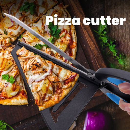 ✨ 3-in-1 Pizzaschaar van Roestvrij Staal – Snijd, Serve & Serveer Perfecte Pizza in Één Handige Tool! 🍕