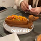 Decoratief teckelbakje voor hotdogs