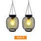 💡60% KORTING – Retro Metalen Zonnelantaarn🌟Sfeervolle Tuinverlichting die Automatisch Aangaat bij Zonsondergang