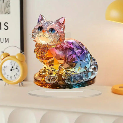🐱Kleurrijke Kitten Desktop Staande Decoratie