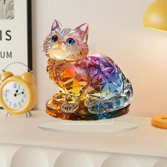 🐱Kleurrijke Kitten Desktop Staande Decoratie