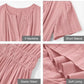 🌿 Dames Casual Zomerjurk met V-Hals ☀️ Licht, Comfortabel & Elegant – Nu 63% KORTING
