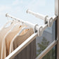 Extendable 5-Hole Clothes Hanger Rack for Window Frame