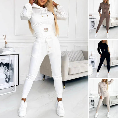 🔥 Trendy Dames Hoodie & Broek Set – Comfort en Stijl in Één