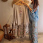 💥Uitverkoop 50% korting🌸Dames loszittende blouse & bloemenprint wijdpijnbroek set