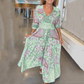 Lange Bloemenjurk Voor Dames – Elegantie In Beweging🌷Met sierlijke tekeningen en vloeiende lijnen – De jurk voor momenten die ertoe doen
