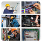 Multifunctionele opvouwbare elektriciens tang met elektrische meetfunctie