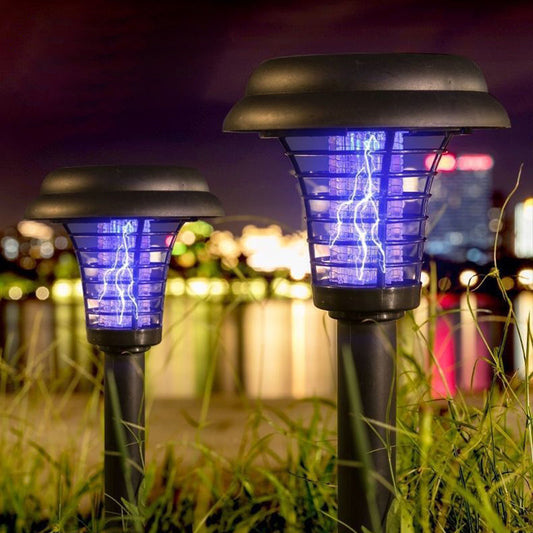 Solar Insectendoder Met Grondspies – Muggenvrij Buiten, Zonder Gedoe