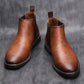 Vintage Chelsea Boots van Imitatieleer voor Heren