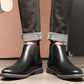 Vintage Chelsea Boots van Imitatieleer voor Heren