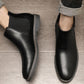 Vintage Chelsea Boots van Imitatieleer voor Heren