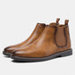 Vintage Chelsea Boots van Imitatieleer voor Heren